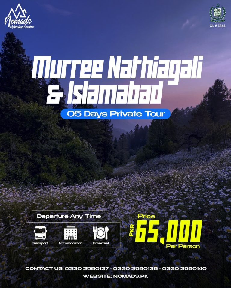 Murree Nathiagali & Islamabad 05 Days 04 Nights