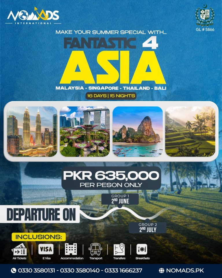 ✈”Fantastic 4″Malaysia-Singapore-Thailand-Bali 16 Days 15 Nights