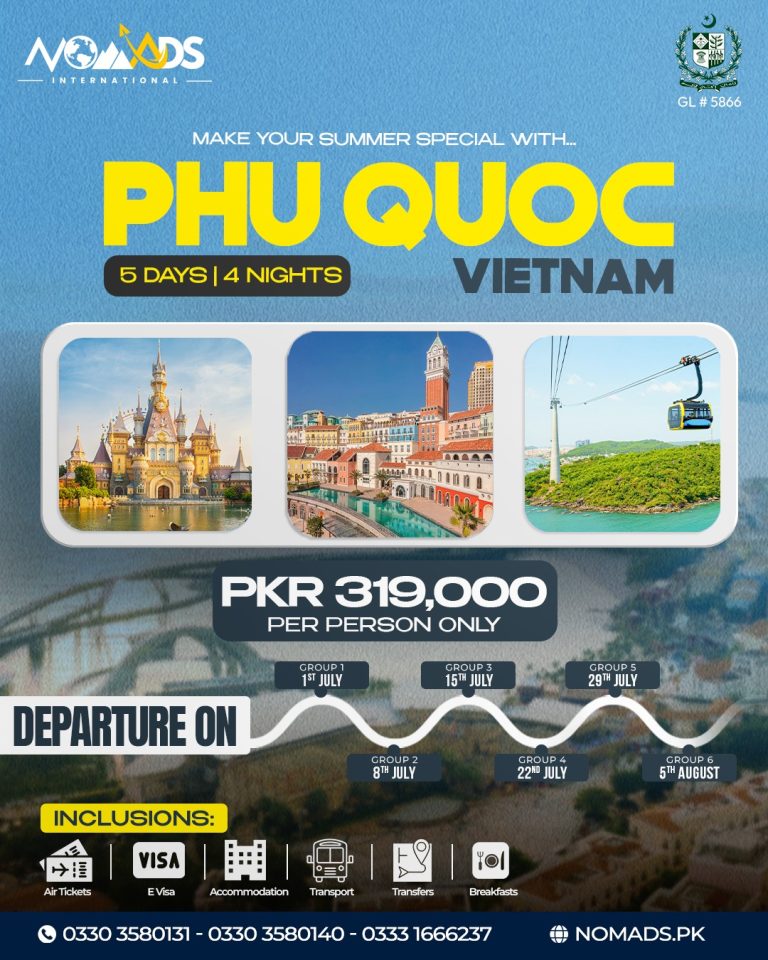 ✈ Phu quoc– Group Tour (04 Nights / 05 Days)